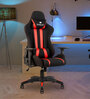 Defender Fabric Gaming Chair in Red Colour