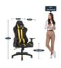 Defender Gaming Chair In Yellow Colour