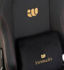 Blaze Gaming Chair in Black & Gold Colour