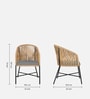 Ignaz Outdoor Chair In Metallic Grey Colour Ignaz Outdoor Chair In Metallic Grey Colour