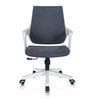 Ignis Medium Back Ergonomic Chair in Grey & White Colour