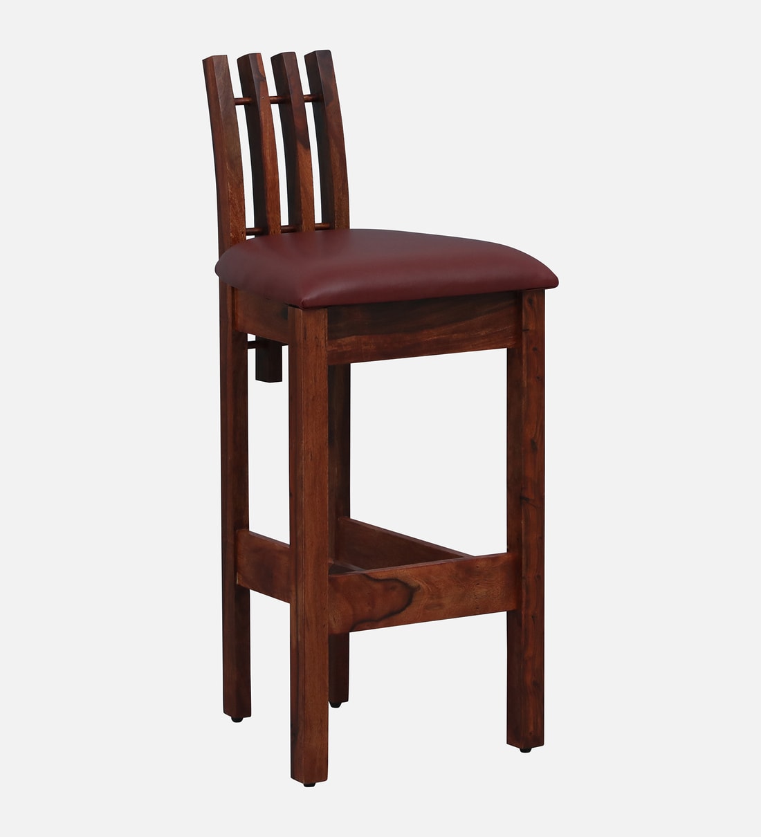 Buy Iha Sheesham Wood Bar Stool In Honey Oak Finish at 3% OFF by