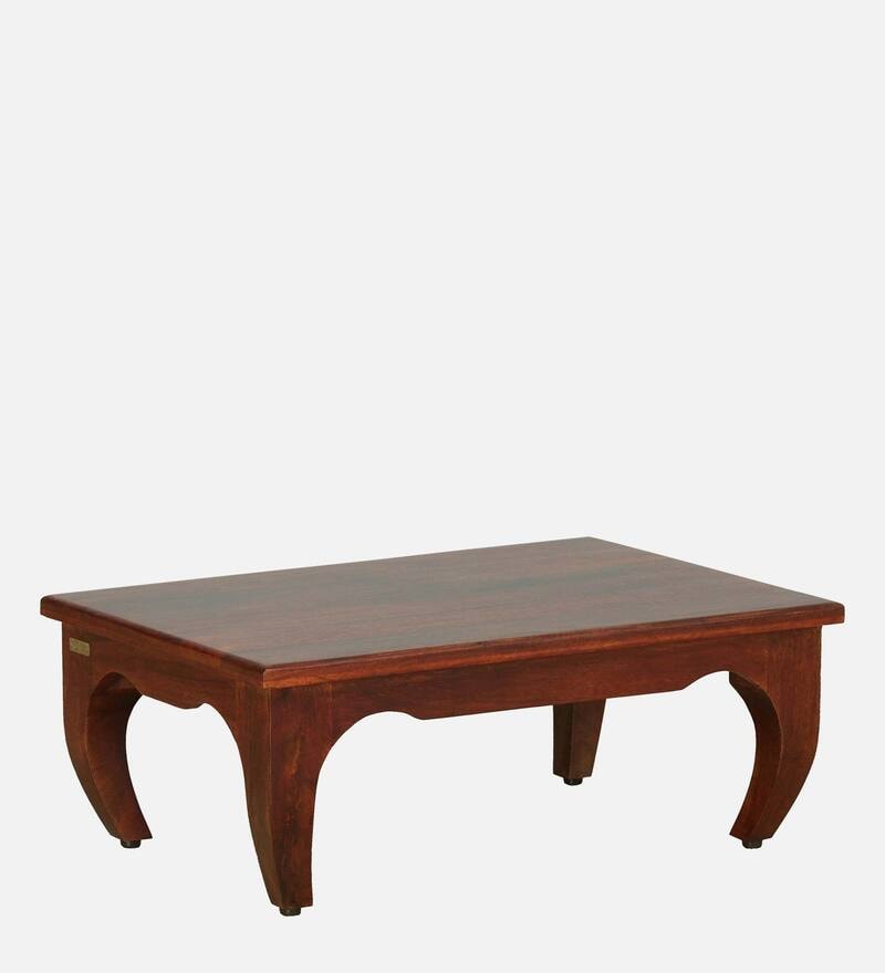 Buy Iha Solid Wood Coffee Table in Honey Oak Finish By Amberville