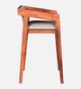 Iha Sheesham Wood Bar Stool In Honey Oak Finish