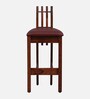 Iha Sheesham Wood Bar Stool In Honey Oak Finish