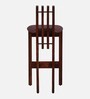 Iha Sheesham Wood Bar Stool In Honey Oak Finish