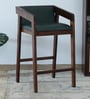 Iha Sheesham Wood Bar Stool In Provincial Teak Finish
