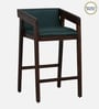 Iha Sheesham Wood Bar Stool In Provincial Teak Finish