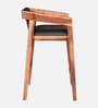 Iha Sheesham Wood Bar Stool In Rustic Teak Finish
