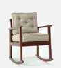 Liverpool Solid Wood Rocking Chair in Honey Oak Finish
