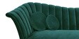 Ikon Velvet 2 Seater Sofa in Dark Green Colour