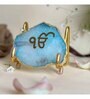 Ik Onkar  Metal Holder with Turquoise Agate