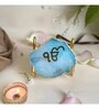 Ik Onkar  Metal Holder with Turquoise Agate