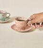 Ikat Fusion Cup & Saucer Set