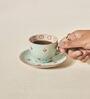 Ikat Fusion Cup & Saucer Set