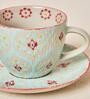 Ikat Fusion Cup & Saucer Set