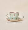Ikat Fusion Cup & Saucer Set