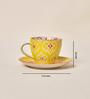 Ikat Fusion Cup & Saucer Set