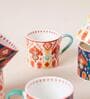 Ikat Tea Mugs Gift Set of 6
