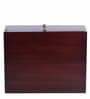 Ikkat Brown MDF Wood Cutlery Holder