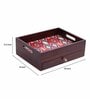Ikkat Brown MDF Wood Cutlery Holder