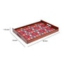 Ikkat Thai Brown Teak Wood & MDF Serving Tray (Set of 3) Reinvention factory