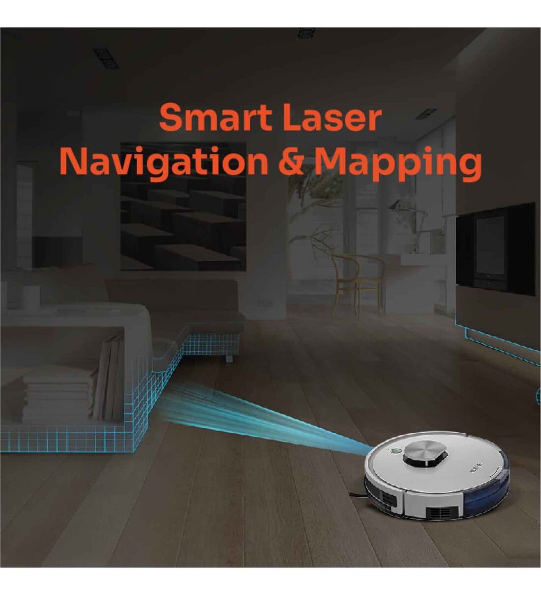 Buy ILIFE L100 Dry & Wet Lidar Robotic Vacuum Cleaner with Laser Navigation Online Robotic