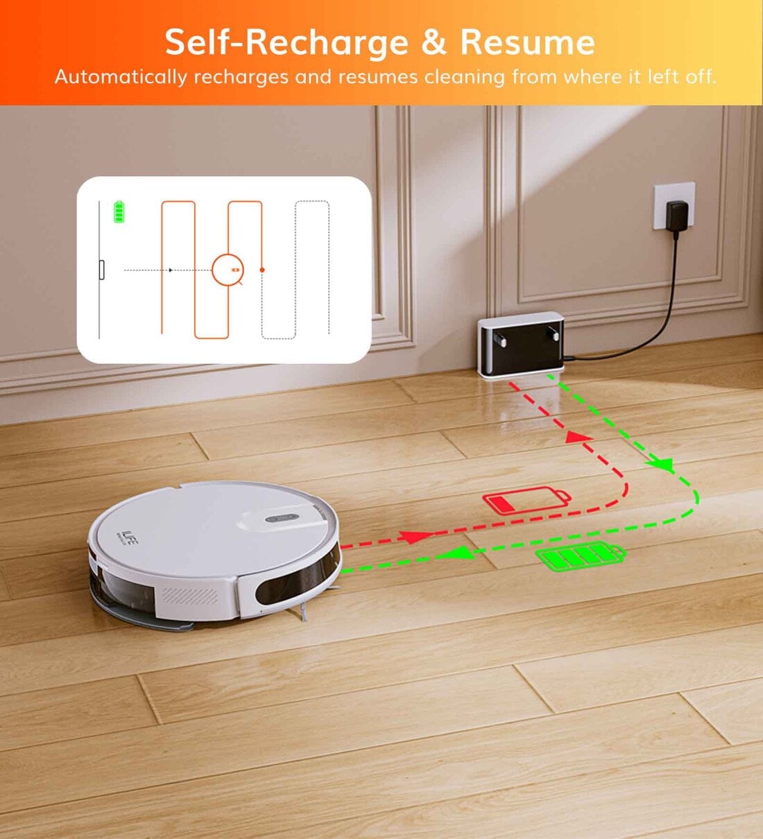 Ilife - Robotstofzuiger - Met Slimme Navigatie - Incl. Oplaadstation Stofzuiger Zonder Zak Met Dweilfunctie Robot Stofzuiger Zwart Incl. App