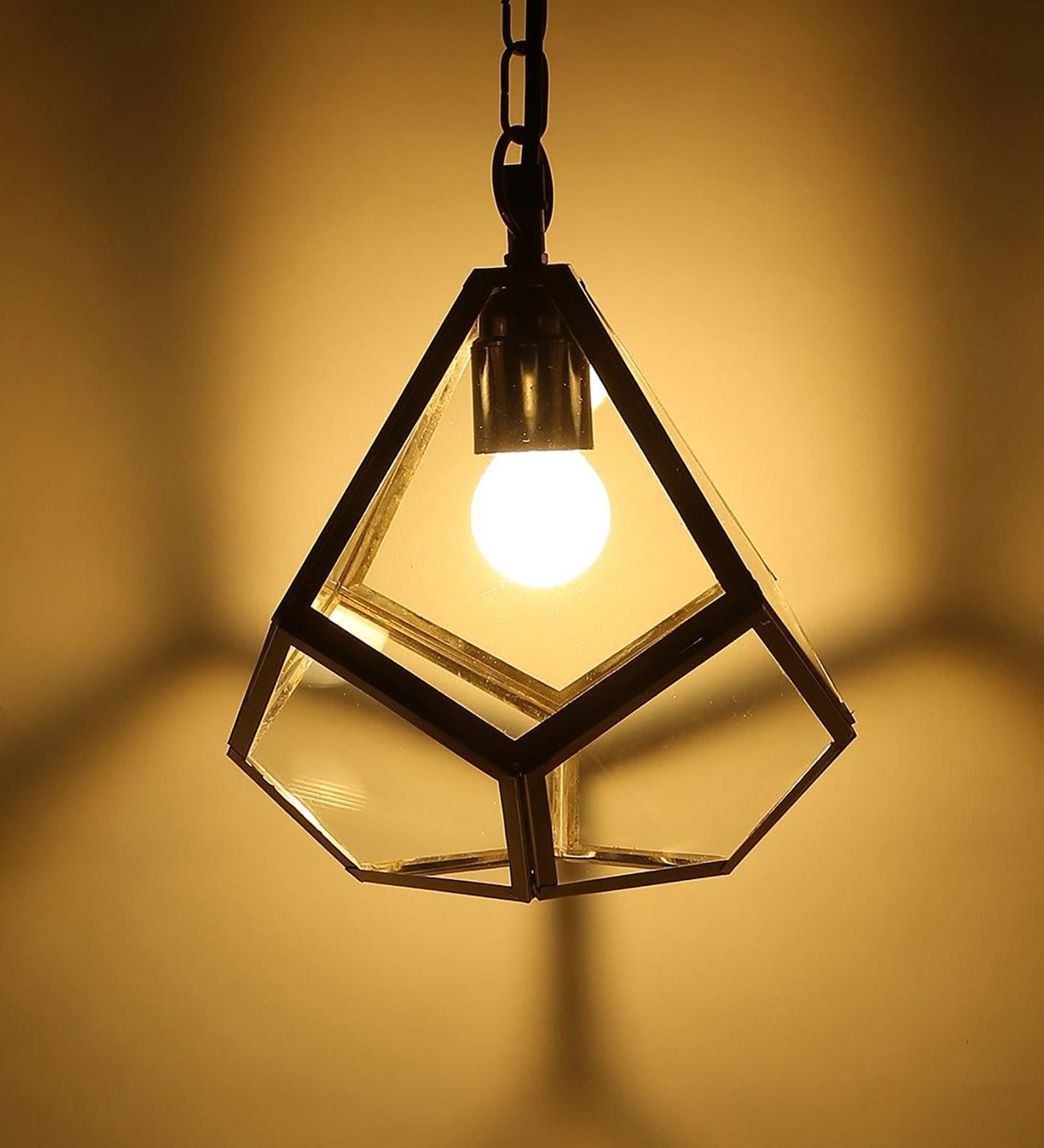 Iliana Silver Mild Steel Hanging Light