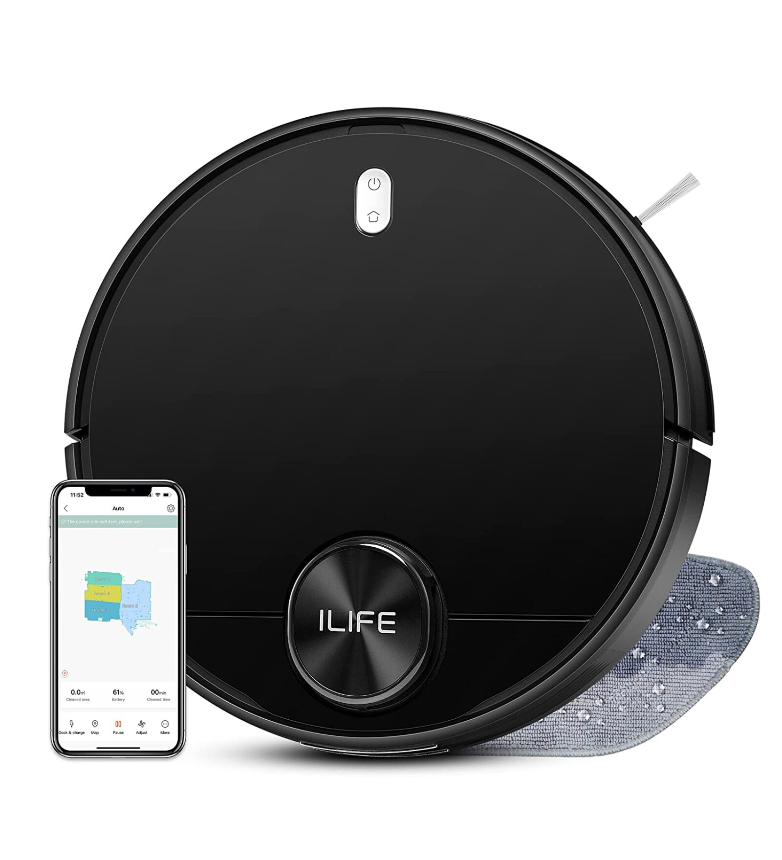 ILIFE A11 Robot Vacuum and Mop Combo Hybrid 2-in-1 Robot Vacuum Cleaner