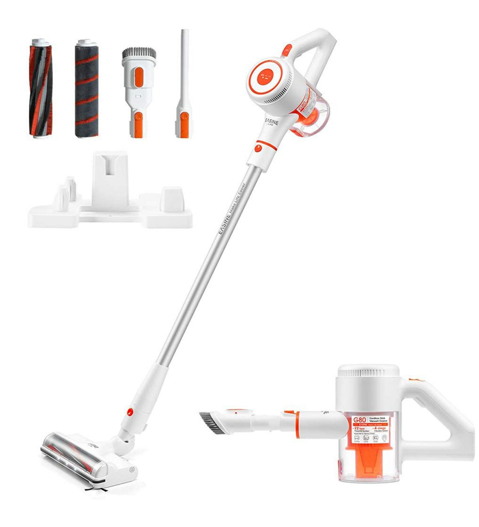 Buy ILIFE G80 Cordless Stick Vacuum Cleaner at 51 OFF by ILIFE Pepperfry