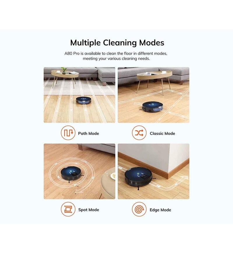 Buy ILIFE A80 Pro, Smart 2in1 Dry & Wet Robotic Vacuum Cleaner Online