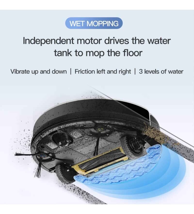 Buy ILIFE L100 Dry & Wet Lidar Robotic Vacuum Cleaner with Laser