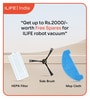ILIFE A20 Pro Robotic Vacuum Cleaner With Advanced LiDAR Navigation, 6500Pa Strong Suction, Simultaneous Vac And Mop, 5200mAh Large Battery, Multi Floor Mapping, Customized Cleaning, Wi-Fi/App, Alexa & Gh (Dove Gray)