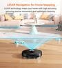 ILIFE T20s Ultra Self-Emptying Robotic Vacuum Cleaner with Upgraded 25,000Pa Strong Suction, LiDAR Navigation, Simultaneous Vacuum and Mop, 5200mAh Battery, Multi Floor Mapping, Customised Cleaning, Y Shape Mopping, App, Voice and Remote Control