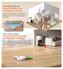 ILIFE T60s Robotic Vacuum & Mop with Self-Sufficient Station for Auto Hot Water Wash & Refill, Hot Air-Drying, Self-Emptying, Hair Collection Mechanism, AI & LiDAR Navigation, Auto Mop Lift, Extendable Mop, Strong Suction, App, Alexa, and Google Home