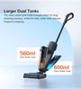 ILIFE W90 Pro Cordless Wet & Dry Vacuum Cleaner, 7000Pa Suction, 3-in-1 Vacuum, Mop & Wash,  Dual-Tank Design, Self-Cleaning, LED Display for Real-Time Status, Lightweight, Wireless & Powerful Home Cleaning