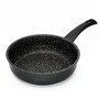 Stone Coated Non Stick Induction Friendly Deep Frying Pan with Lid