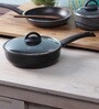 Stone Coated Non Stick Induction Friendly Deep Frying Pan with Lid