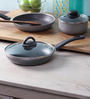 Teflon Coated Non Stick Induction Friendly Frying Pan with Lid