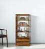 Orenburg Sheesham Wood Book Shelf In Rustic Teak Finish