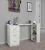 Ilma Writing Table in White Finish