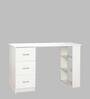 Ilma Writing Table in White Finish