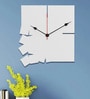Ilse Engineered Wood White Wall Clock