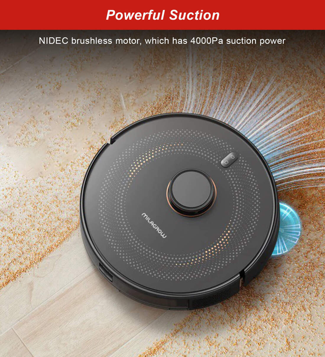 Buy Imap 23 Black Pro Smart 2-In-1 Wet Dry Robotic Vacuum