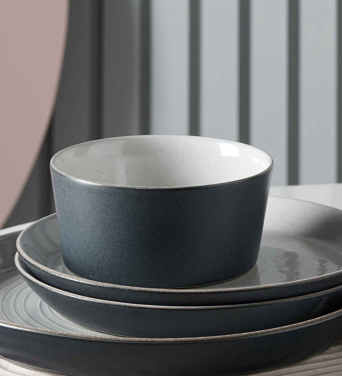 Buy Denby Impression Charcoal 400Ml Stoneware 1 Pc Dinner Bowl at 50