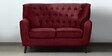 Imelda Velvet 2 Seater Sofa in Berry Red Colour