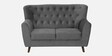 Imelda Velvet 2 Seater Sofa In Fossil Grey Colour