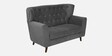 Imelda Velvet 2 Seater Sofa In Fossil Grey Colour