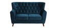 Imelda Velvet 2 Seater Sofa In Teal Blue Colour